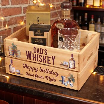 Personalised Whiskey Lover Gift Crate, 2 of 5