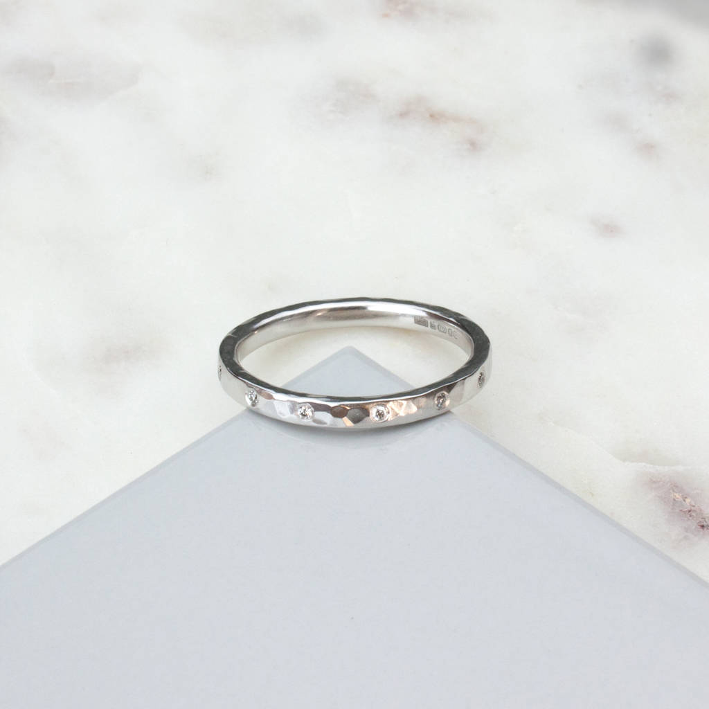 Diamond Eternity Ring In White Gold By Mabel Hasell ...