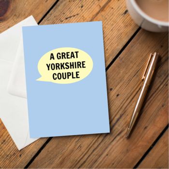 A Great Yorkshire Couple Card, 2 of 2