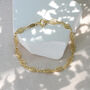 Women's 9ct Yellow Gold Filigree Oval Bracelet, thumbnail 1 of 7