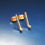 Gold And Silver Minimal Studs, thumbnail 6 of 7