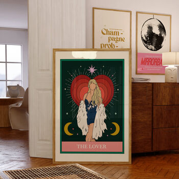 Taylor Swift 'The Lover' Tarot Card Music Gift Print, 2 of 5