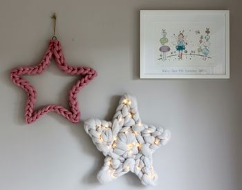 Giant Felted Wool And Wire Star, 11 of 12