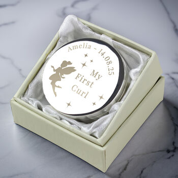 Personalised Fairy Princess First Curl Trinket Box, 4 of 5