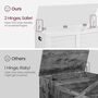 Storage Chest With Safety Hinges Shoe Storage Bench, thumbnail 6 of 7
