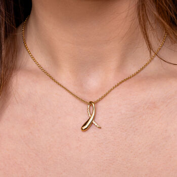 Sycamore Pendant In Gold Vermeil, 3 of 4