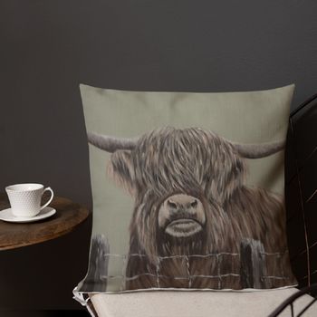 Mc Dougall Moo, Faux Suede Cow Cushion, 4 of 6