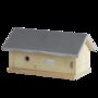 Pinewood Bumblebee Bee House Zinc Roof Garden Bungalow, thumbnail 2 of 3