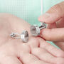 Personalised Secret Message Solid Circle Disc Cufflinks, thumbnail 3 of 11