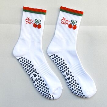 'Mon Chéri' Grip Socks, 2 of 3