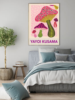 Yayoi Kusuma Pink Mushroom Art Print, 3 of 3
