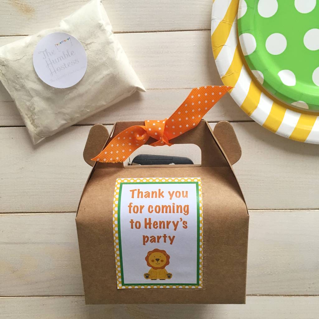 Safari Personalised Baking Kit Party Bag, 1 of 3
