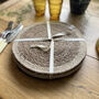 Respiin Set Of Six Seagrass And Jute Tablemats Naturals, thumbnail 2 of 9