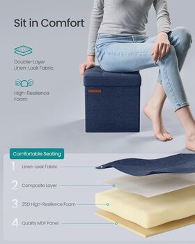 Storage Ottoman Bench For Bedroom And Living Room, 4 of 7