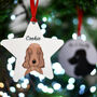 Cocker Spaniel Christmas Dog Decoration Personalised, thumbnail 10 of 12