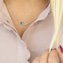 Mother And Child Birthstone Link Necklace, thumbnail 6 of 11