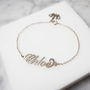 Personalised Sterling Silver Name Bracelet, thumbnail 2 of 10