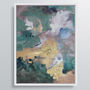 'Indigo Polo' Framed Giclée Abstract Canvas Print Art, thumbnail 3 of 6