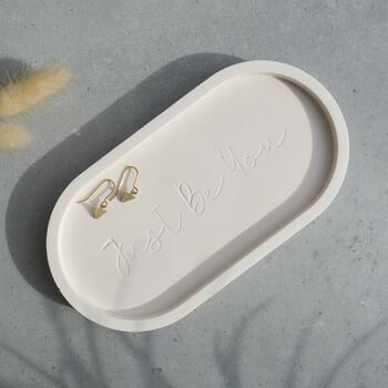 Positive Affirmation 'Just Be You' Trinket Tray, 5 of 9
