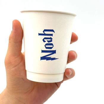 Paper Cups With Names Personalised Kids Birthday Party Drinkware, 7 of 12