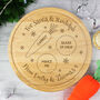Personalised Christmas Eve Santa Treats Wooden Board, thumbnail 2 of 4
