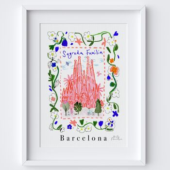 Sagrada Familia, Barcelona Spain Landmark Travel Print, 3 of 3