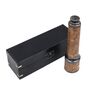 Custom 16 Inch Gunmetal And Dark Leather Telescope, thumbnail 3 of 9