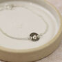 Sterling Silver Double Chain Boho Birthstone Bracelet, thumbnail 4 of 6