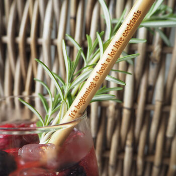 Personalised Bamboo Drinks Straw, 4 of 4