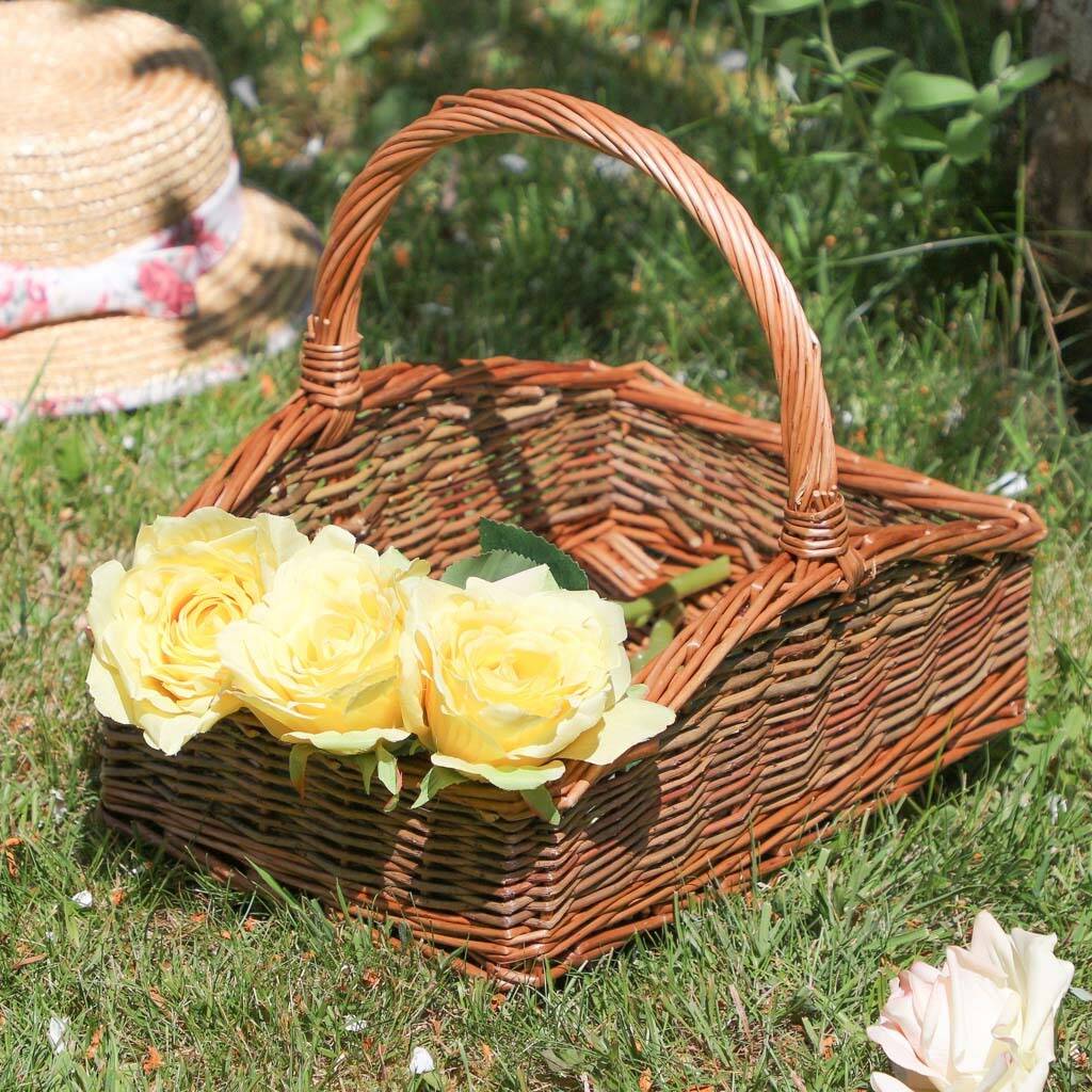 Traditional Gardener's Trug Basket By Dibor