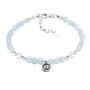 Calm And Light Aquamarine Gemstone Bracelet, thumbnail 3 of 3