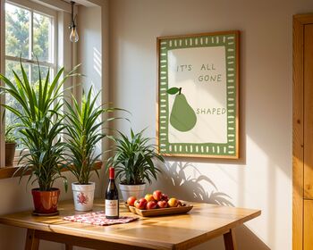 It's All Gone Pear Shaped Art Print, 4 of 6