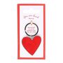 You Are Loved Heart Keyring, thumbnail 4 of 4