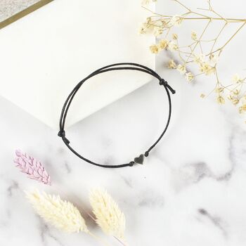 In Our Hearts To Stay Remembrance Heart Charm Bracelet, 3 of 4