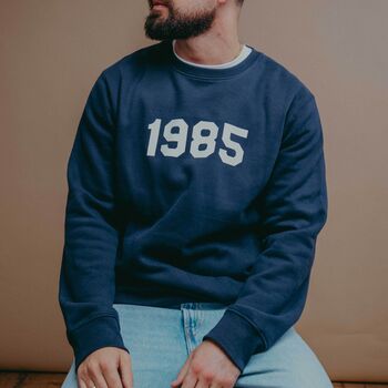 Personalised 'Year' Unisex Sweatshirt, 10 of 12