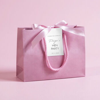 Personalised Hen Party Bags With Tag, 9 of 9
