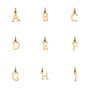 Audley 9ct Yellow Gold Alphabet Pendant, thumbnail 3 of 8