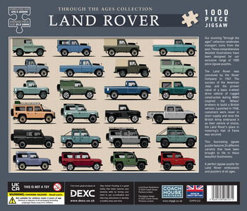 1000 Piece Iconic Land Rover Puzzle, 3 of 3