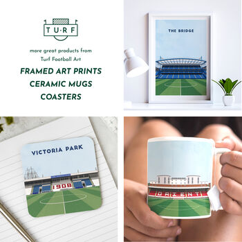 Any Football Stadium Illustrated Christmas Decoration, 6 of 6