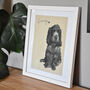 Personalised Framed Canvas Pet Portrait, thumbnail 2 of 5