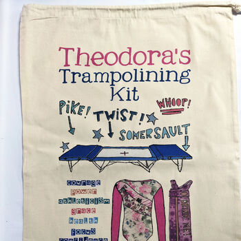 Personalised Trampolining Bag, 3 of 7