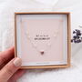 Bridesmaid Proposal Pearl Necklace Sterling Silver, thumbnail 1 of 4