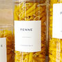 Acacia Storage Jar With Personalised Waterproof Label, thumbnail 6 of 11