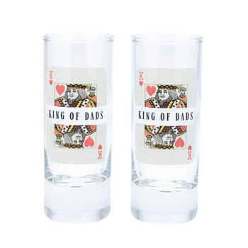 King Of Dads Shot Glass Set, 2 of 5
