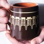 Stoneware Beer Tankard In Coffee Colour, 500ml Mug, thumbnail 2 of 6