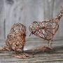Set Of Two Copper Wire Robins Ltzaf061, thumbnail 2 of 11
