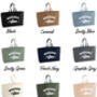 Weekend Vibes Premium Canvas Oversized Tote Bag, thumbnail 7 of 7