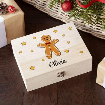 Personalised Gingerbread Man Christmas Eve Box, 10 of 12