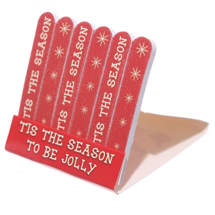Christmas Mini Matchbook Nail Files By Oodles of Gifts