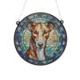 Greyhound Stained Glass Effect Suncatcher, thumbnail 3 of 6